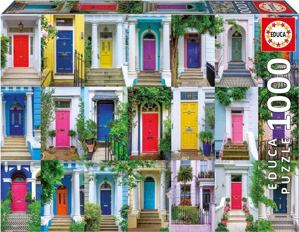 Educa 1000 Parçalık 1000 Notting Hill'in Kapısı Puzzle - 20177 - Notting Hill ürün görseli 1