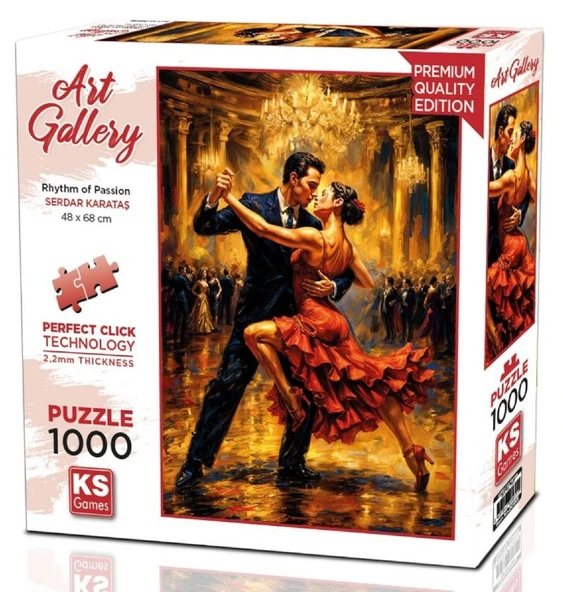 KS Games 1000 Parçalı Rhythm of Passion Puzzle - 20855 - Serdar Karataş ürün görseli 1