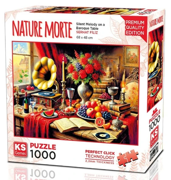 KS Games 1000 Parça Silent Melody on a Baroque Table Puzzle - Serhat Filiz - 20846 ürün görseli 1