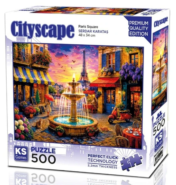 KS Games 500 Parçalık Paris Meydanı Puzzle - Sedar Karataş - 20094 ürün görseli 1