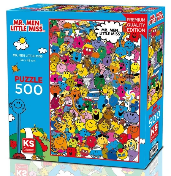KS Games 500 Parça Mr. Men Little Miss Puzzle - 14451 ürün görseli 1