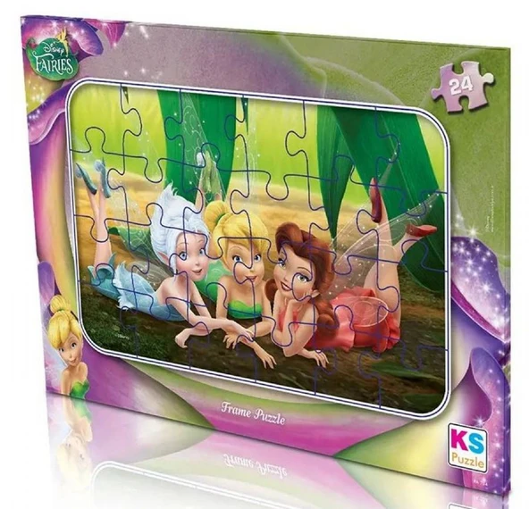 KS Games Disney Periler Lisanslı 24 Parça Frame Puzzle - Kız Çocuk - FA704 ürün görseli 1