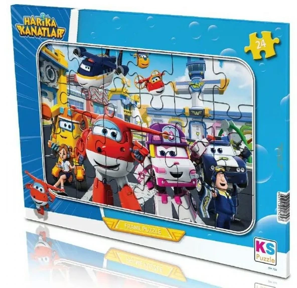 KS Games 24 Parça Çerçeveli Puzzle - Harika Kanatlar - Kız ve Erkek Çocuk - HK704 ürün görseli 1