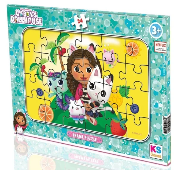 KS Games 24 Parçalık Frame Puzzle - Gabby Dollhouse - GB704-1 ürün görseli 1