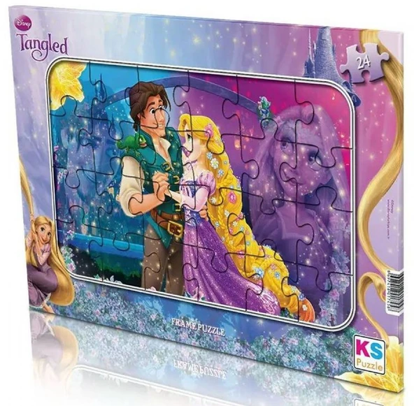 KS Games 24 Parça Kız Çocuk Prenses Rapunzel Frame Puzzle/Yapboz - 3 Yaş Üzeri - TG704 ürün görseli 1