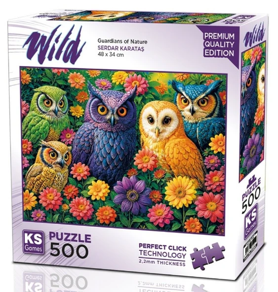 KS Games 500 Parça Doğanın Koruyucuları Puzzle - 20095 - Serdar Karataş ürün görseli 1