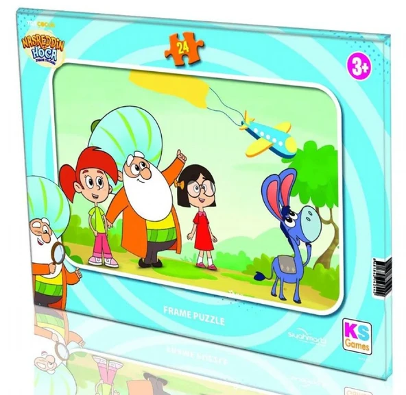 KS Games 24 Parça Çocuk Puzzle - 3 Yaş Üzeri - TRT Nasreddin Hoca - NAS704-1 ürün görseli 1