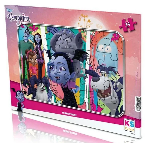 KS Games Vampirina 24 Parça Kız Çocuk Yapboz - Frame Puzzle - 3 Yaş Üzeri - VP704 ürün görseli 1