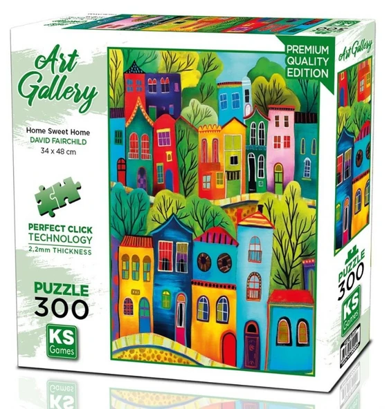 KS Games 300 Parçalık Evim, Güzel Evim Puzzle - David Fairchild - 19261 ürün görseli 1