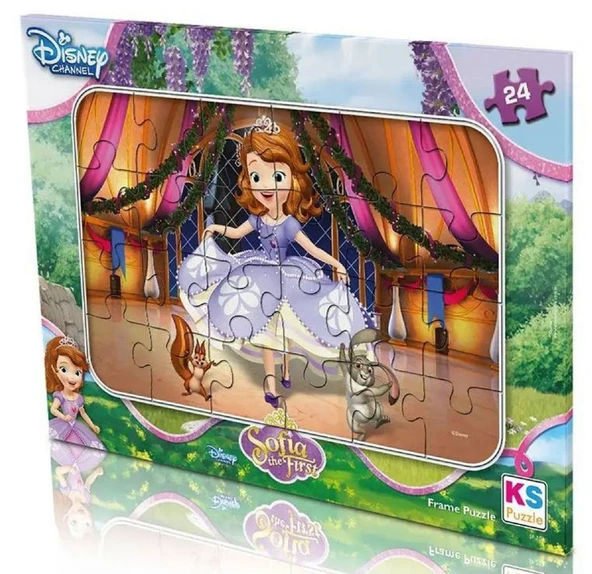 KS Games 24 Parçalık Kız Çocuk Prenses Sofia Frame Puzzle - 3 Yaş Üzeri - SF704 ürün görseli 1