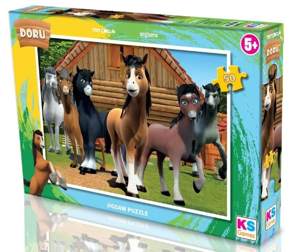 KS Games 50 Parça TRT Doru Kutulu Çocuk Puzzle - DORU709 ürün görseli 1