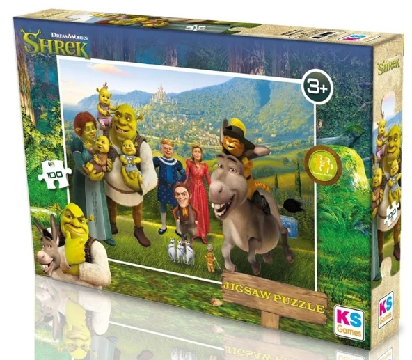 KS Games 100 Parça Erkek Çocuk Kutulu Puzzle/Yapboz - SH714 ürün görseli 1
