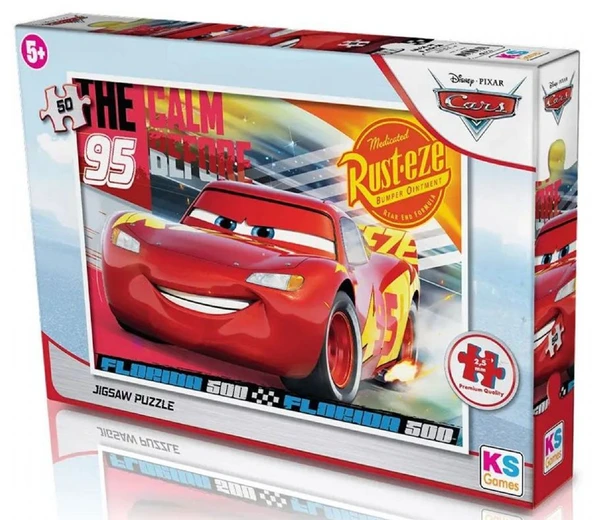 KS Games Disney Cars (Arabalar) Lisanslı Erkek Çocuk Puzzle Yapboz - CR709 ürün görseli 1