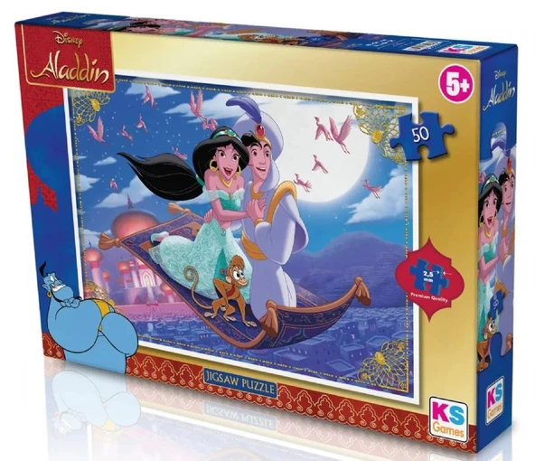 KS Games 50 Parça Disney Aladdin Çocuk Puzzle - Kız ve Erkek Çocuk ürün görseli 1