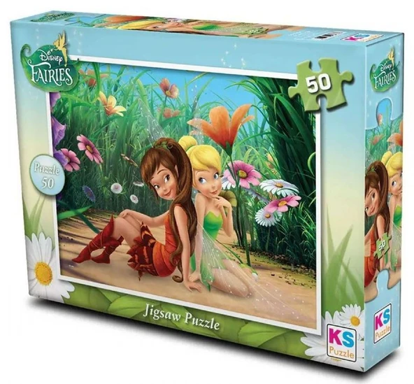 KS Games 50 Parçalık Kız Çocuk Puzzle - Disney Fairies - FA709 - 5 Yaş Üzeri ürün görseli 1