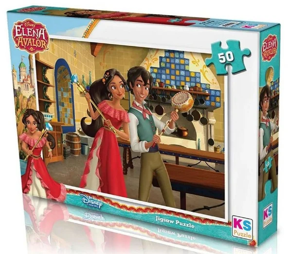 KS Games 50 Parça Prenses Elena Kız Çocuk Yapbozu - ELN709 - 5 Yaş Üzeri ürün görseli 1