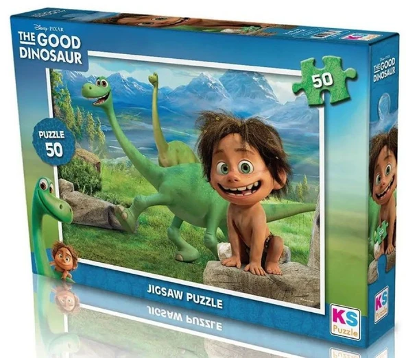 KS Games 50 Parça İyi Bir Dinazor Lisanslı Çocuk Puzzle - Erkek Çocuk ürün görseli 1
