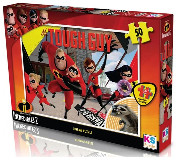 KS Games 50 Parça Erkek Çocuk The Incredibles (İnanılmaz Aile) Puzzle - INC709 ürün görseli 1