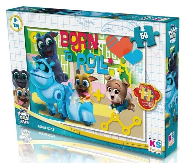 KS Games Puppy Dog Pals Lisanslı 50 Parçalık Çocuk Puzzle - PDP709 - Kız ve Erkek Çocuk ürün görseli 1