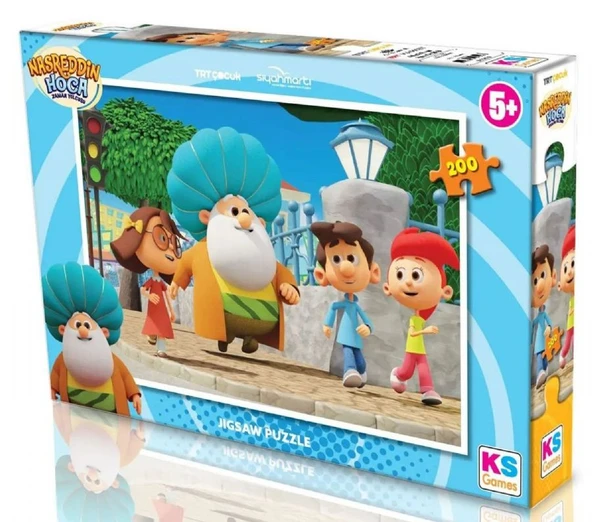 KS Games 200 Parça TRT Nasreddin Hoca Lisanslı Çocuk Puzzle - Kız ve Erkek Çocuk ürün görseli 1
