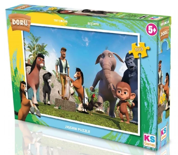 KS Games 100 Parça TRT Doru Çocuk Puzzle - DORU714 ürün görseli 1
