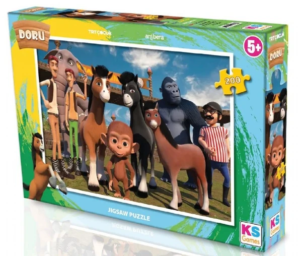 KS Games 200 Parçalık TRT Doru Çocuk Puzzle - Kız ve Erkek Çocuk ürün görseli 1