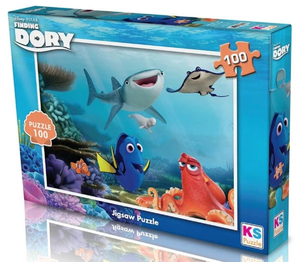 KS Games 100 Parça Kayıp Balık Dori Puzzle - Kız Çocuk - DR714 ürün görseli 1