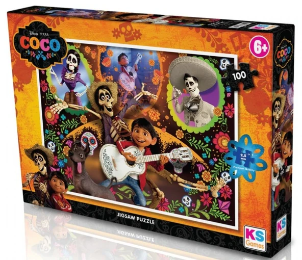KS Games 100 Parça Erkek Çocuk Disney Coco Puzzle - CO714 ürün görseli 1