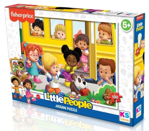KS Games 100 Parça Kız Çocuk Little People Kutulu Puzzle - LP714 - 5 Yaş Üzeri ürün görseli 1