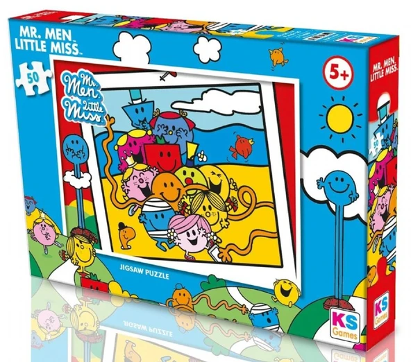 KS Games 50 Parça Mr.Men Lisanslı Erkek Çocuk Puzzle - MRMEN709 ürün görseli 1