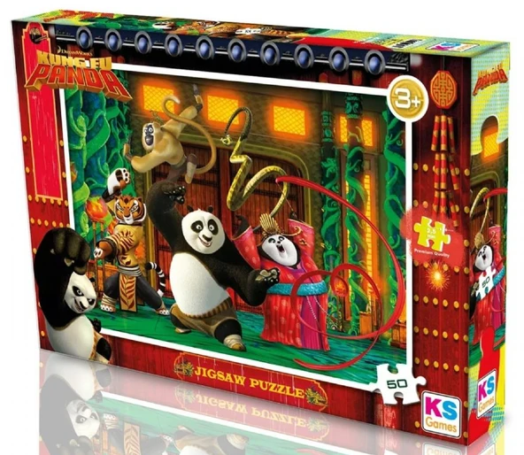 KS Games 50 Parça Erkek Çocuk Kung Fu Panda Puzzle/Yapboz - 5 Yaş Üzeri - KP709 ürün görseli 1