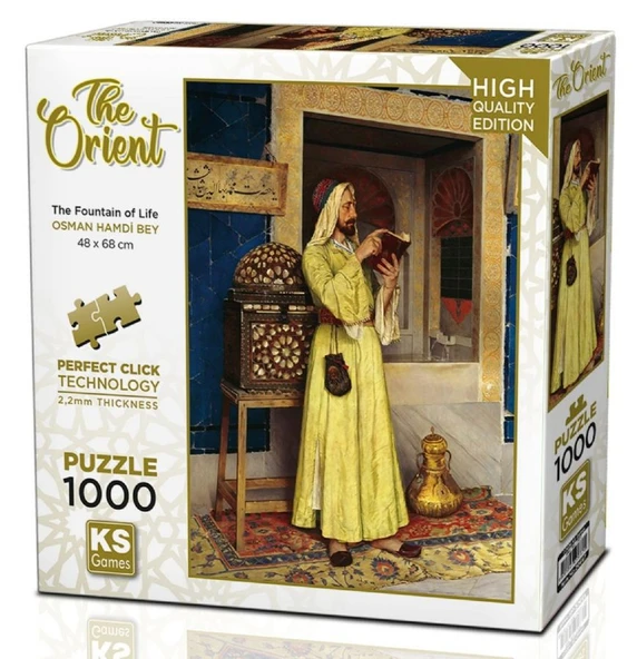 Ks Games 1000 Parça The Fountain of Life Puzzle - 20667 - Osman Hamdi Bey ürün görseli 1