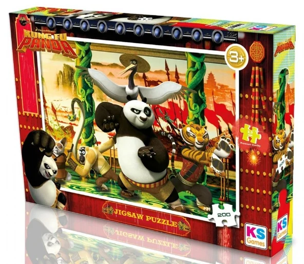 KS Games 200 Parça Kung Fu Panda Çocuk Puzzle - 6 Yaş Üzeri ürün görseli 1