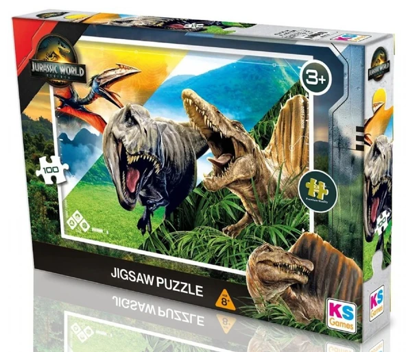 KS Games 100 Parça Jurrasic World Puzzle Yapboz - JW714 ürün görseli 1