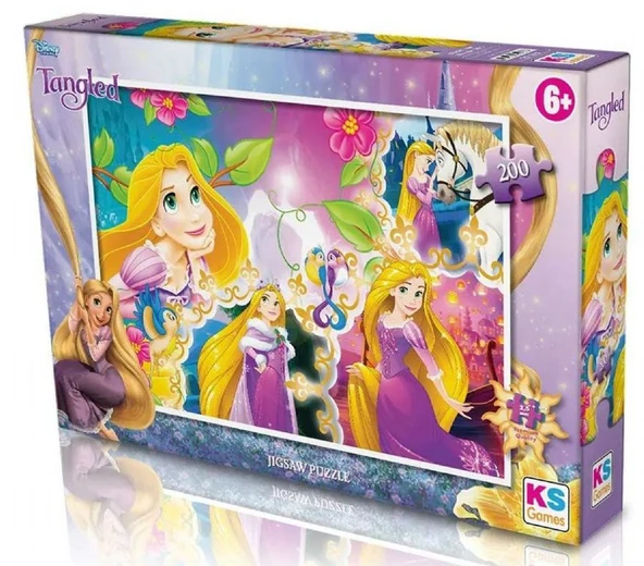 KS Games 200 Parça Disney Rapunzel Kız Çocuk Yapbozu - TG113 - Tangled ürün görseli 1