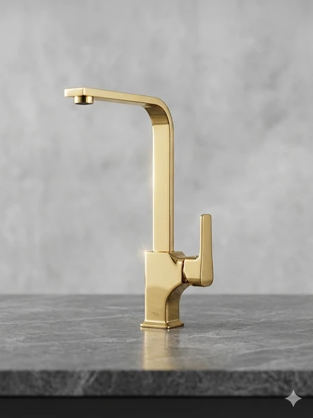 P.S.A. ALARA MİX KUĞU EVYE BATARYASI GOLD (PS1544) ürün görseli 1