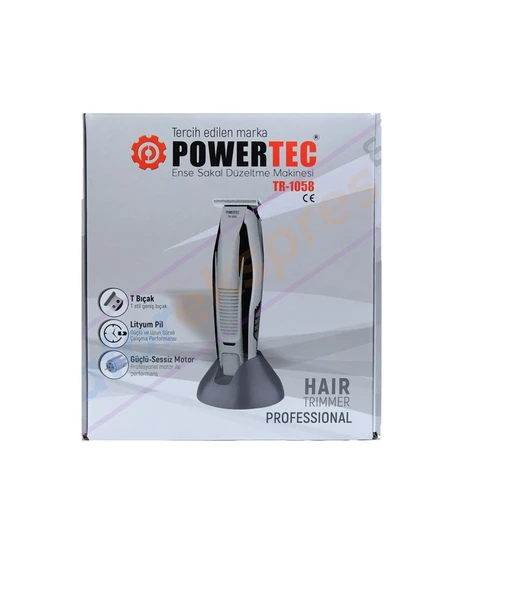 Powertec TR-1058 Saç ve Sakal Kesme Makinesi ürün görseli 1