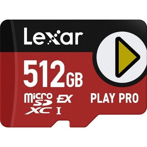 Lexar 512GB PLAY PRO microSDXC Express Hafıza Kartı ürün görseli 1