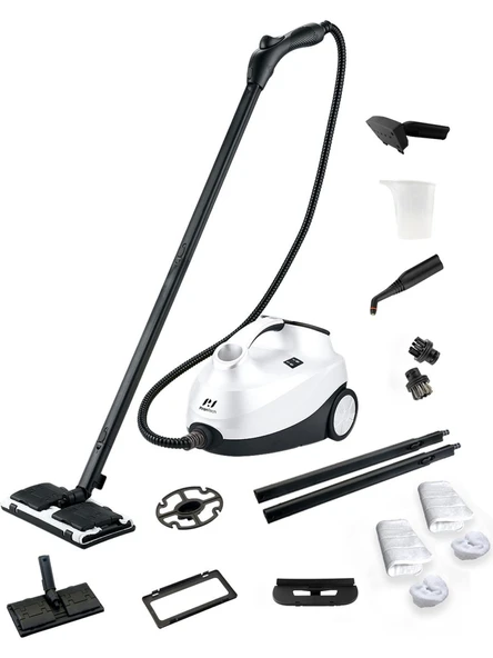 Pirantech CB-107C 2000 W Beyaz Buharlı Temizleyici ürün görseli 1