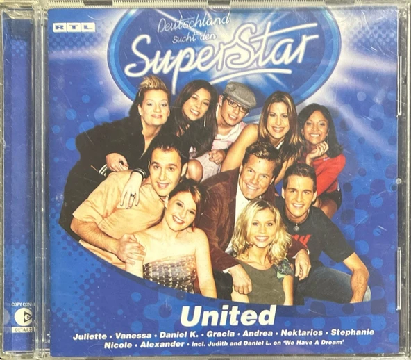 (Plak Değildir CD dir) CD Super Star United CD ürün görseli 1