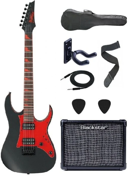 IBANEZ GRG131DX-BKF GRG Elektro Gitar Set ürün görseli 1