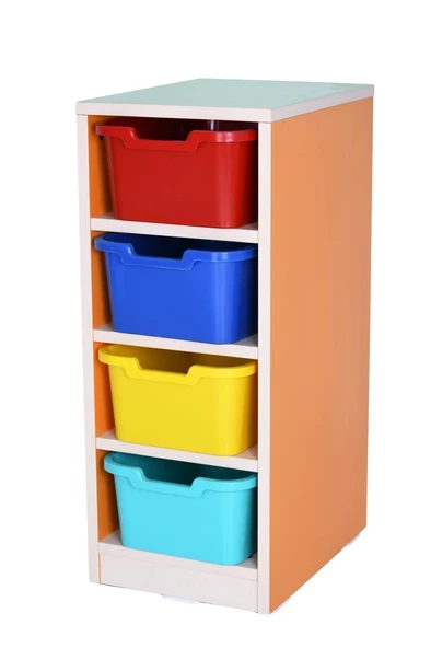 4 PLASTİK ÇEKMECELİ DOLAP ürün görseli 1