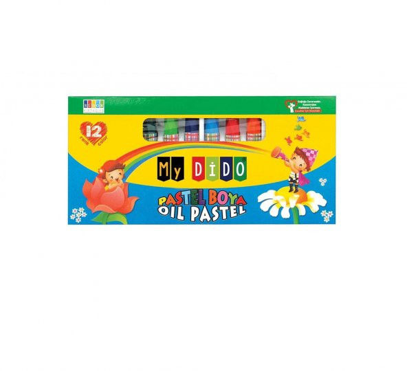 Pastel Boya 12 Renk Karton Kutu Südor Pastel Boya Mydido Pastel Boya 12 Renk Karton Kutu ürün görseli 1