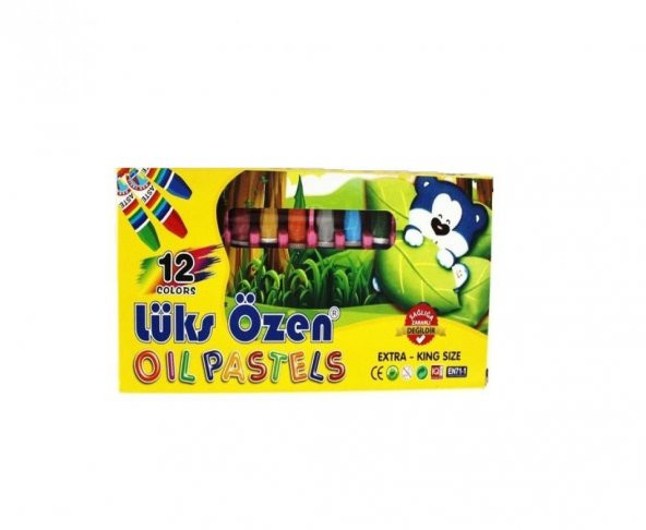 Pastel Boya 12 Renk Karton Kutu Lüks Özen Pastel Boya 12 Renk Karton Kutulu ürün görseli 1