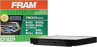 Fram Fresh Breeze Kabin Hava Filtresi Yedek Araba Yolcu Bölmesi W/Kol Çekiç Kabin Filtresi, Seçili Hyundai Kia Araçlar Için Kolay Kurulum, Cf10329