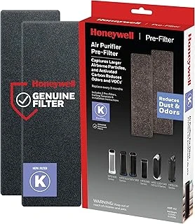 Honeywell Ev Kokusu Azaltıcı Ön Filtre, 2&Apos;Li Paket, Siyah