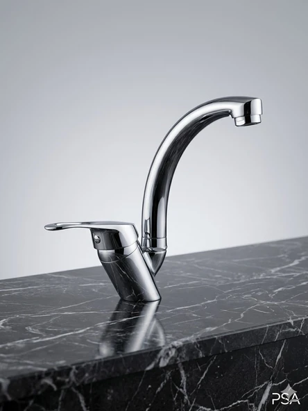 BANYO NATURAL OPTİMA KISA BORULU KUĞU LAVABO LÜX (143) ürün görseli 1