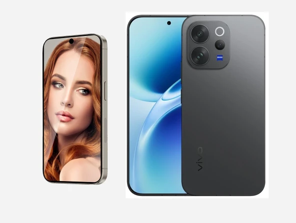 Vivo V70 ile Uyumlu Ayna (Mirror) 9H Kırılmaz Nano Ekran Koruyucu | Ekran Kapalıyken Ayna ürün görseli 1