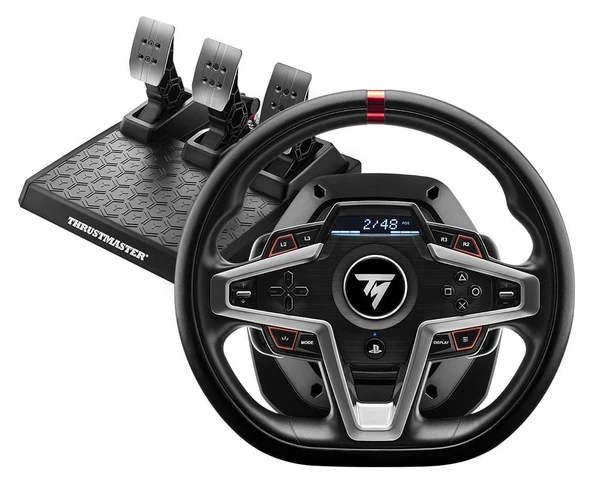 THRUSTMASTER T248P TM-RW4160783, Yarış direksiyonu+ Pedallar, Playstation(PS4-PS5)+PC  Oyun kumandası ürün görseli 1