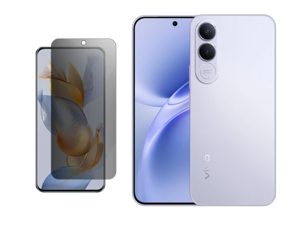 Vivo V70 FE ile Uyumlu Mat Hayalet (Privacy) 9H Kırılmaz Nano Ekran Koruyucu ürün görseli 1